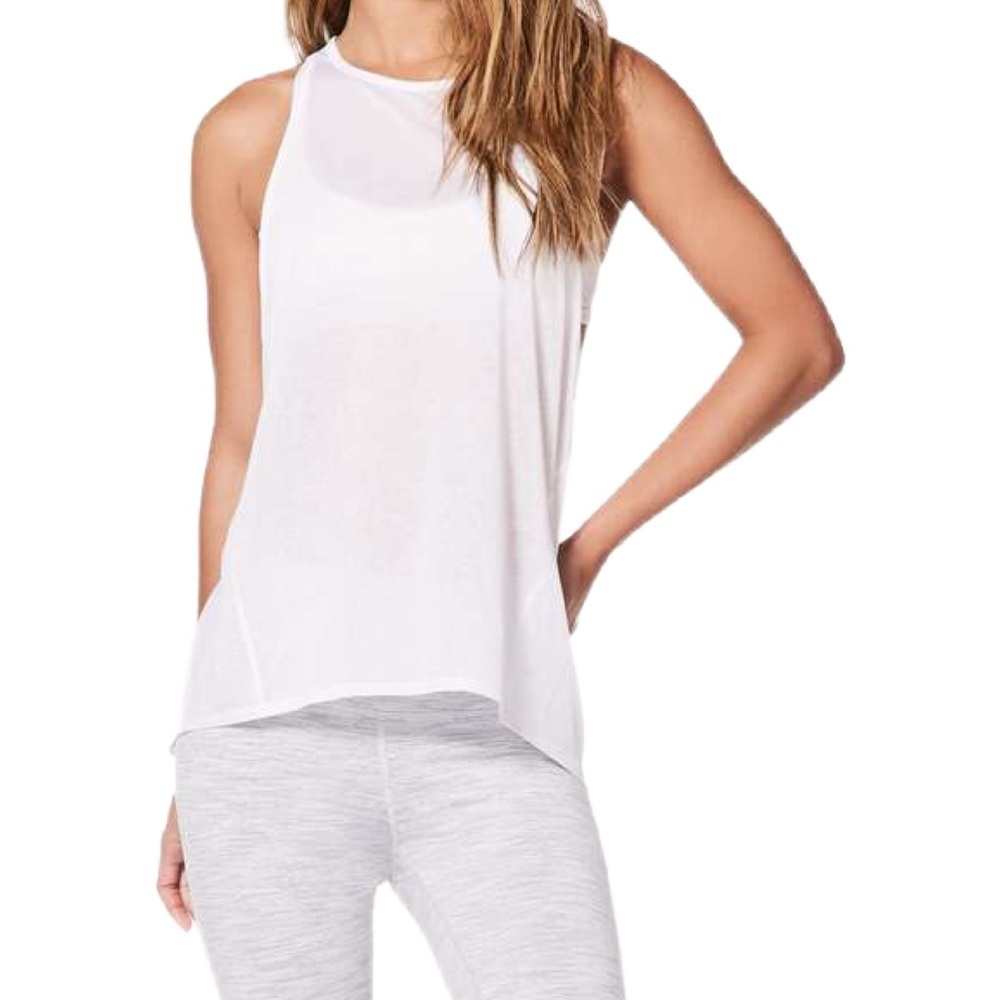 Lululemon Tied & True Tank in White Size 4/Small